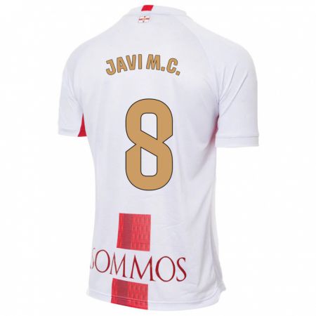 Kandiny Niño Camiseta Javi Martínez #8 Blanco 2ª Equipación 2023/24 La Camisa Chile