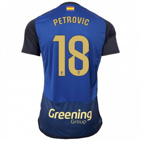 Kandiny Niño Camiseta Njegos Petrovic #18 Armada 2ª Equipación 2023/24 La Camisa Chile