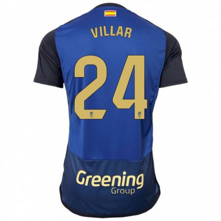 Kandiny Niño Camiseta Gonzalo Villar #24 Armada 2ª Equipación 2023/24 La Camisa Chile