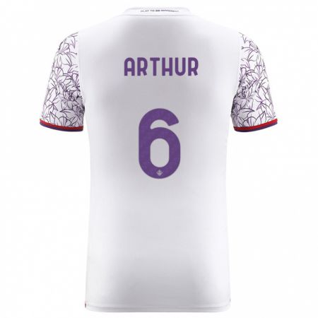 Kandiny Niño Camiseta Arthur Melo #6 Blanco 2ª Equipación 2023/24 La Camisa Chile