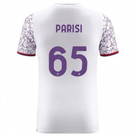 Kandiny Niño Camiseta Fabiano Parisi #65 Blanco 2ª Equipación 2023/24 La Camisa Chile