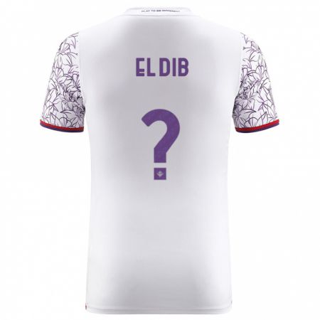Kandiny Niño Camiseta Karim El Dib #0 Blanco 2ª Equipación 2023/24 La Camisa Chile
