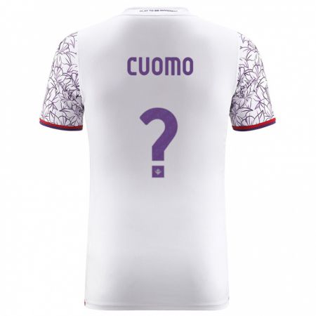 Kandiny Niño Camiseta Raffaele Cuomo #0 Blanco 2ª Equipación 2023/24 La Camisa Chile