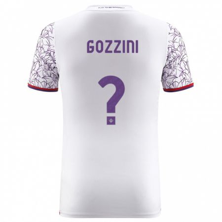 Kandiny Niño Camiseta Gozzini #0 Blanco 2ª Equipación 2023/24 La Camisa Chile