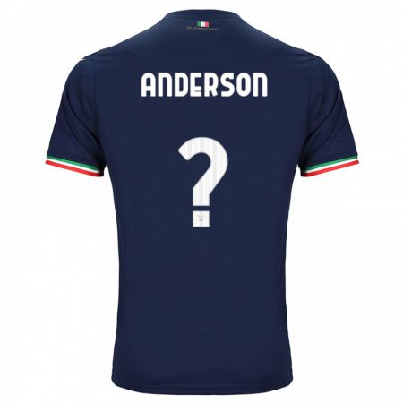 Kandiny Niño Camiseta André Anderson #0 Armada 2ª Equipación 2023/24 La Camisa Chile
