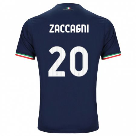 Kandiny Niño Camiseta Mattia Zaccagni #20 Armada 2ª Equipación 2023/24 La Camisa Chile