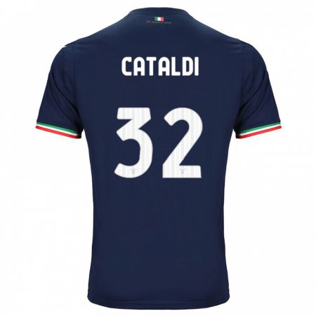 Kandiny Niño Camiseta Danilo Cataldi #32 Armada 2ª Equipación 2023/24 La Camisa Chile