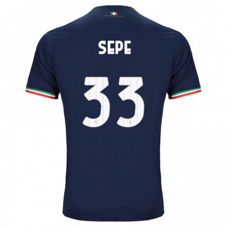 Kandiny Niño Camiseta Luigi Sepe #33 Armada 2ª Equipación 2023/24 La Camisa Chile