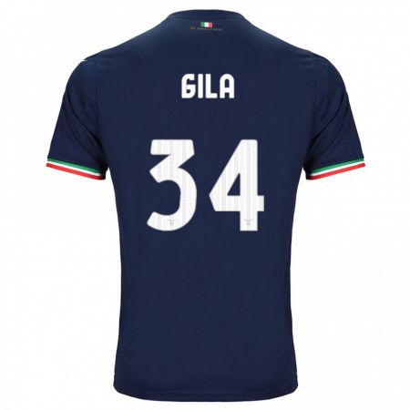 Kandiny Niño Camiseta Mario Gila #34 Armada 2ª Equipación 2023/24 La Camisa Chile