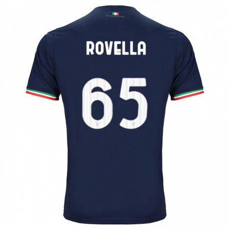 Kandiny Niño Camiseta Nicolò Rovella #65 Armada 2ª Equipación 2023/24 La Camisa Chile