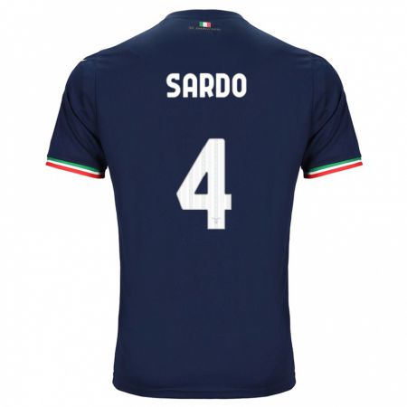 Kandiny Niño Camiseta Jacopo Sardo #4 Armada 2ª Equipación 2023/24 La Camisa Chile