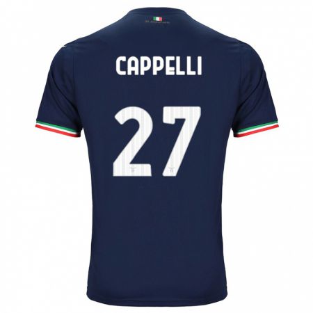 Kandiny Niño Camiseta Tommaso Cappelli #27 Armada 2ª Equipación 2023/24 La Camisa Chile