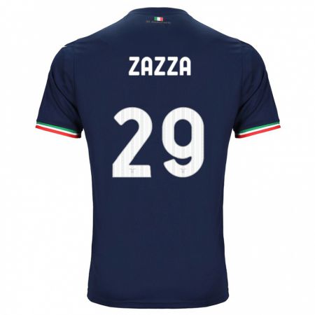 Kandiny Niño Camiseta Matteo Zazza #29 Armada 2ª Equipación 2023/24 La Camisa Chile