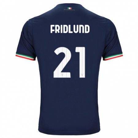 Kandiny Niño Camiseta Johanne Fridlund #21 Armada 2ª Equipación 2023/24 La Camisa Chile