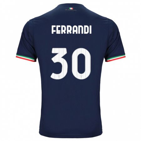 Kandiny Niño Camiseta Giulia Ferrandi #30 Armada 2ª Equipación 2023/24 La Camisa Chile