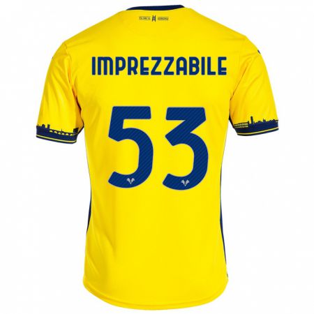 Kandiny Niño Camiseta Francesca Imprezzabile #53 Amarillo 2ª Equipación 2023/24 La Camisa Chile