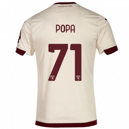 Kandiny Niño Camiseta Mihai Popa #71 Champán 2ª Equipación 2023/24 La Camisa Chile