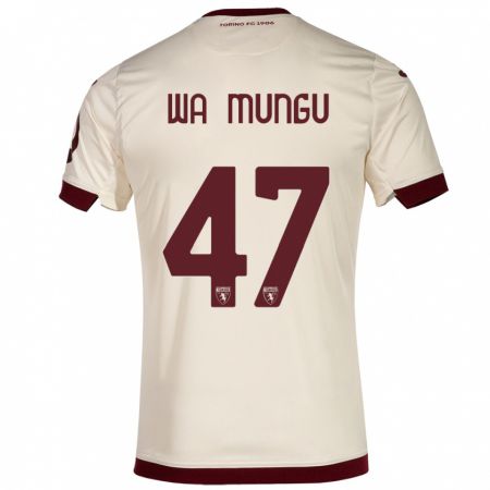Kandiny Niño Camiseta Vimoj Muntu Wa Mungu #47 Champán 2ª Equipación 2023/24 La Camisa Chile
