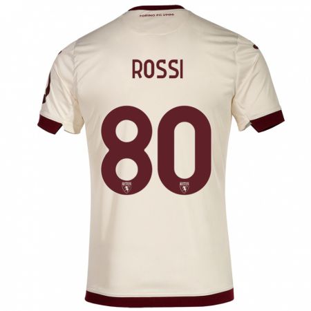 Kandiny Niño Camiseta Simone Rossi #80 Champán 2ª Equipación 2023/24 La Camisa Chile