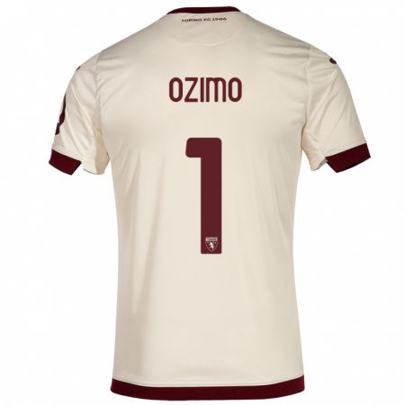 Kandiny Niño Camiseta Arianna Ozimo #1 Champán 2ª Equipación 2023/24 La Camisa Chile
