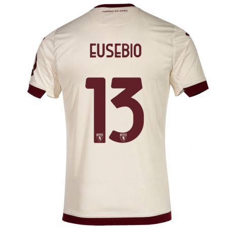 Kandiny Niño Camiseta Chiara Eusebio #13 Champán 2ª Equipación 2023/24 La Camisa Chile
