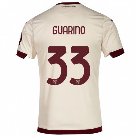 Kandiny Niño Camiseta Rita Guarino #33 Champán 2ª Equipación 2023/24 La Camisa Chile