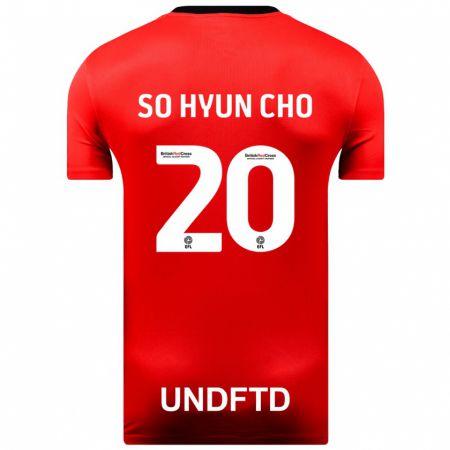 Kandiny Niño Camiseta Cho So-Hyun #20 Rojo 2ª Equipación 2023/24 La Camisa Chile