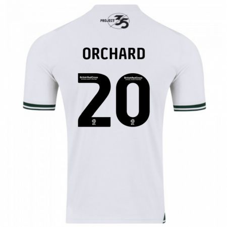 Kandiny Niño Camiseta Fern Orchard #20 Blanco 2ª Equipación 2023/24 La Camisa Chile