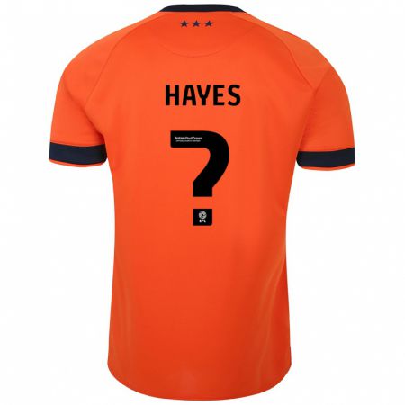 Kandiny Niño Camiseta Nick Hayes #0 Naranja 2ª Equipación 2023/24 La Camisa Chile
