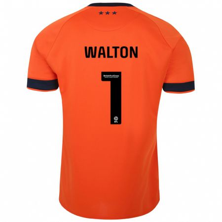 Kandiny Niño Camiseta Christian Walton #1 Naranja 2ª Equipación 2023/24 La Camisa Chile