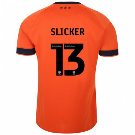 Kandiny Niño Camiseta Cieran Slicker #13 Naranja 2ª Equipación 2023/24 La Camisa Chile