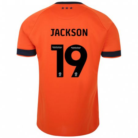 Kandiny Niño Camiseta Kayden Jackson #19 Naranja 2ª Equipación 2023/24 La Camisa Chile
