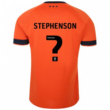 Kandiny Niño Camiseta Sean Stephenson #0 Naranja 2ª Equipación 2023/24 La Camisa Chile