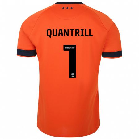 Kandiny Niño Camiseta Sarah Quantrill #1 Naranja 2ª Equipación 2023/24 La Camisa Chile