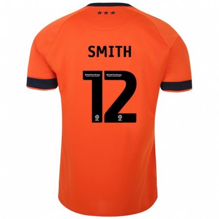 Kandiny Niño Camiseta Olivia Smith #12 Naranja 2ª Equipación 2023/24 La Camisa Chile