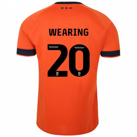 Kandiny Niño Camiseta Megan Wearing #20 Naranja 2ª Equipación 2023/24 La Camisa Chile