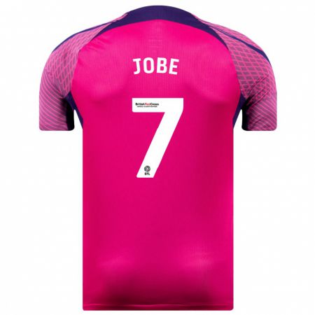 Kandiny Niño Camiseta Jobe Bellingham #7 Morado 2ª Equipación 2023/24 La Camisa Chile
