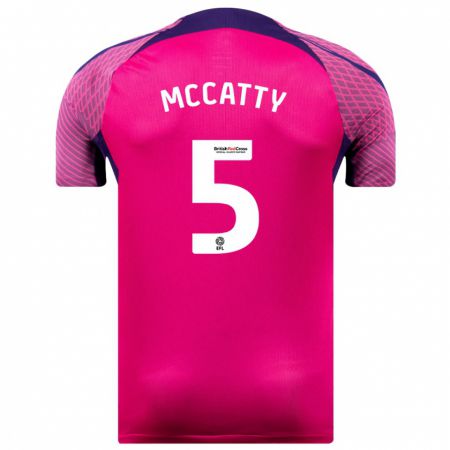 Kandiny Niño Camiseta Grace Mccatty #5 Morado 2ª Equipación 2023/24 La Camisa Chile