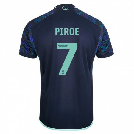 Kandiny Niño Camiseta Joël Piroe #7 Azul 2ª Equipación 2023/24 La Camisa Chile