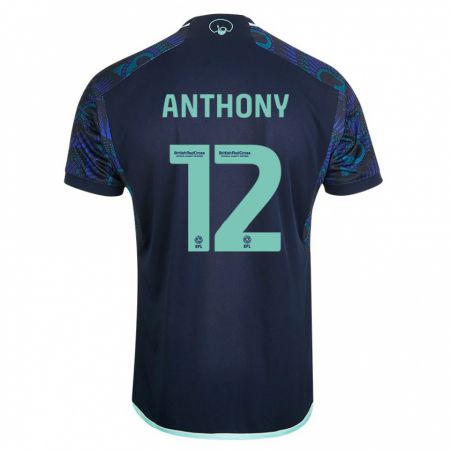 Kandiny Niño Camiseta Jaidon Anthony #12 Azul 2ª Equipación 2023/24 La Camisa Chile