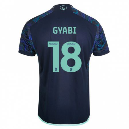 Kandiny Niño Camiseta Darko Gyabi #18 Azul 2ª Equipación 2023/24 La Camisa Chile