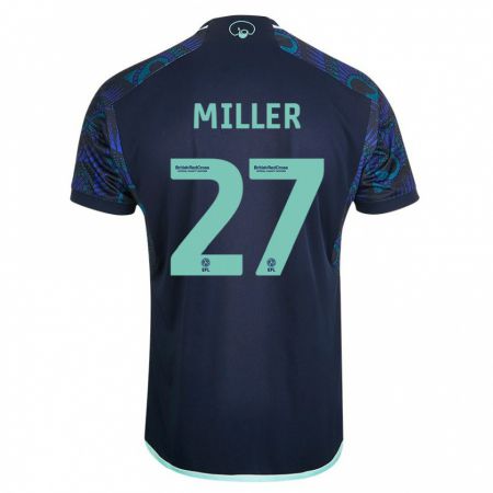 Kandiny Niño Camiseta Amari Miller #27 Azul 2ª Equipación 2023/24 La Camisa Chile