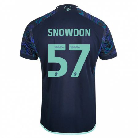 Kandiny Niño Camiseta Joe Snowdon #57 Azul 2ª Equipación 2023/24 La Camisa Chile
