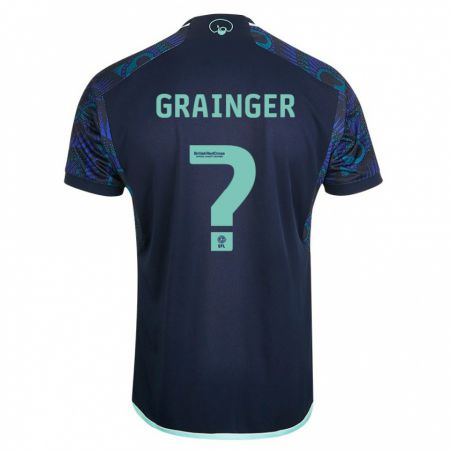 Kandiny Niño Camiseta Owen Grainger #0 Azul 2ª Equipación 2023/24 La Camisa Chile