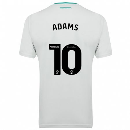 Kandiny Niño Camiseta Ché Adams #10 Blanco 2ª Equipación 2023/24 La Camisa Chile