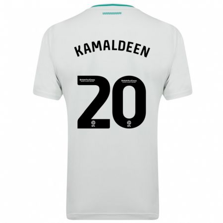 Kandiny Niño Camiseta Kamaldeen Sulemana #20 Blanco 2ª Equipación 2023/24 La Camisa Chile