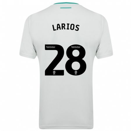 Kandiny Niño Camiseta Juan Larios #28 Blanco 2ª Equipación 2023/24 La Camisa Chile