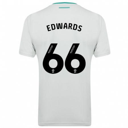 Kandiny Niño Camiseta Diamond Edwards #66 Blanco 2ª Equipación 2023/24 La Camisa Chile