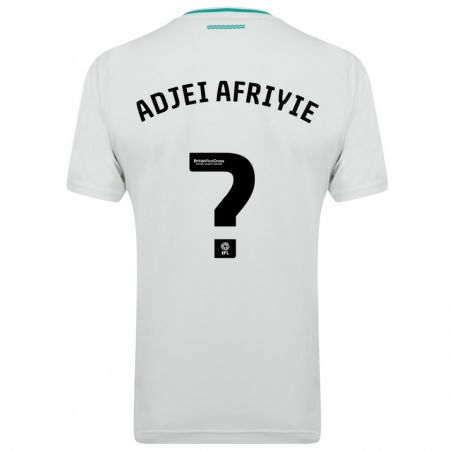Kandiny Niño Camiseta Hansel Adjei-Afriyie #0 Blanco 2ª Equipación 2023/24 La Camisa Chile