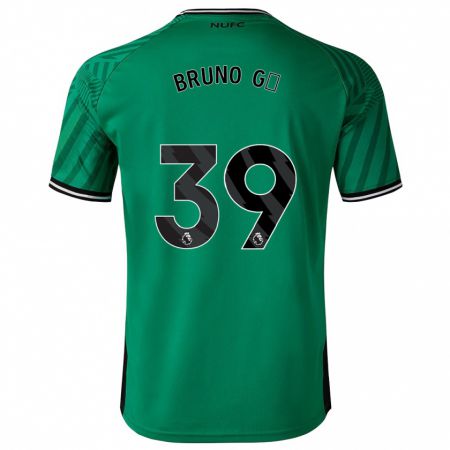 Kandiny Niño Camiseta Bruno Guimarães #39 Verde 2ª Equipación 2023/24 La Camisa Chile